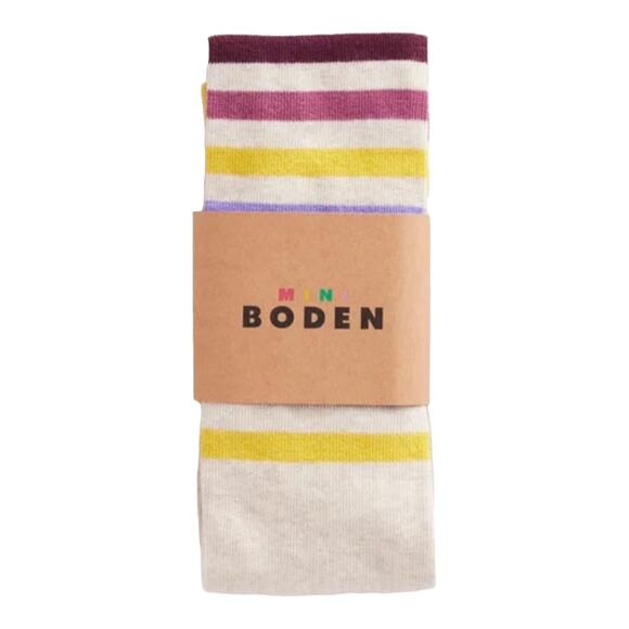 🆕 Mini Boden NWT 3/4 Yrs Rainbow Tights - Picture 3 of 3